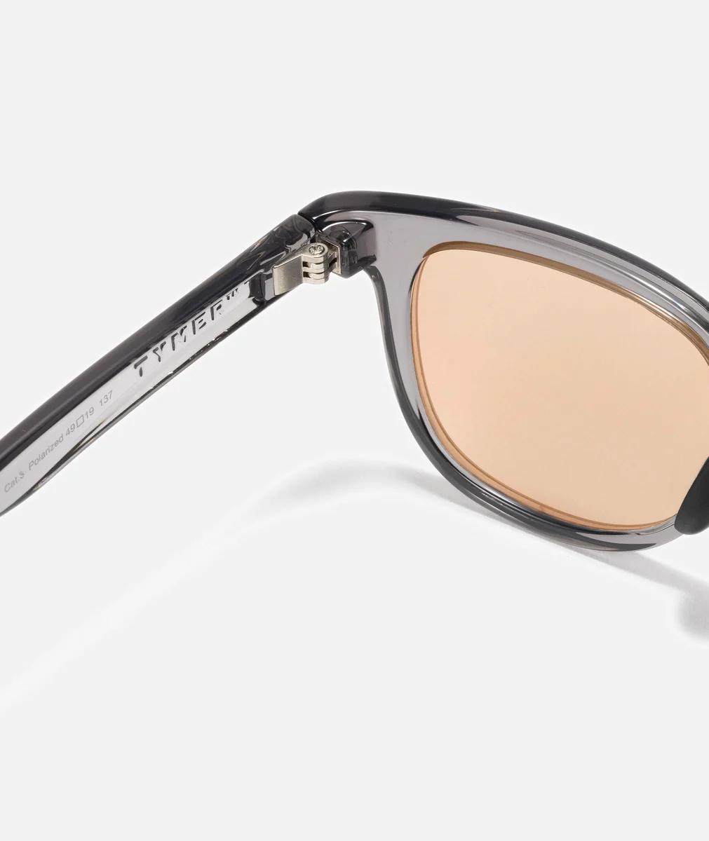 TYMER(タイマー) /  サングラス アイウェア / BLAKE - Gloss Clear Grey x Light Brown / TY-101-GCG-LBR / メンズ
