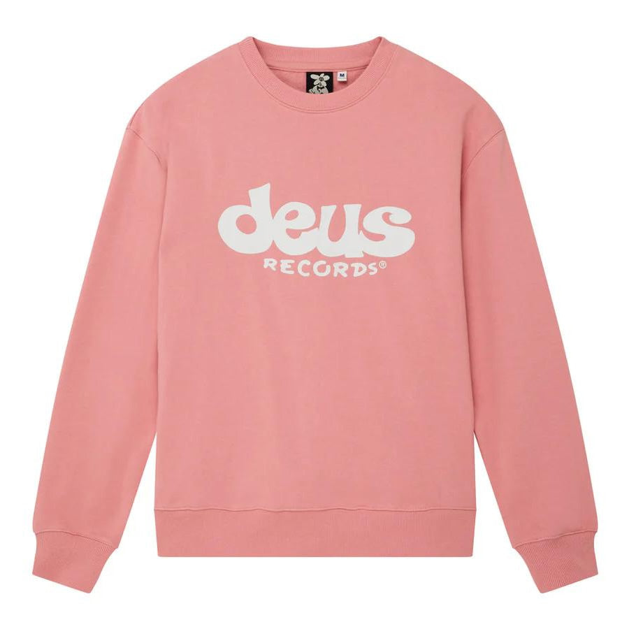 DEUS EX MACHINA ( デウスエクスマキナ ) / 裏起毛 スウェット クルーネック トレーナー / SMILE CREW - LOBSTER BISQUE PINK / D261USW194 / メンズ