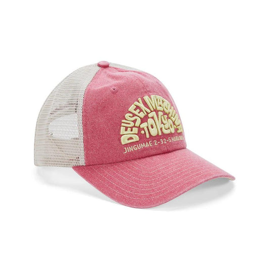 DEUS EX MACHINA ( デウスエクスマキナ ) メッシュキャップ 帽子 / TOKYO  ADDRESS TRUCKER -  MELON RED / D261MHA578
