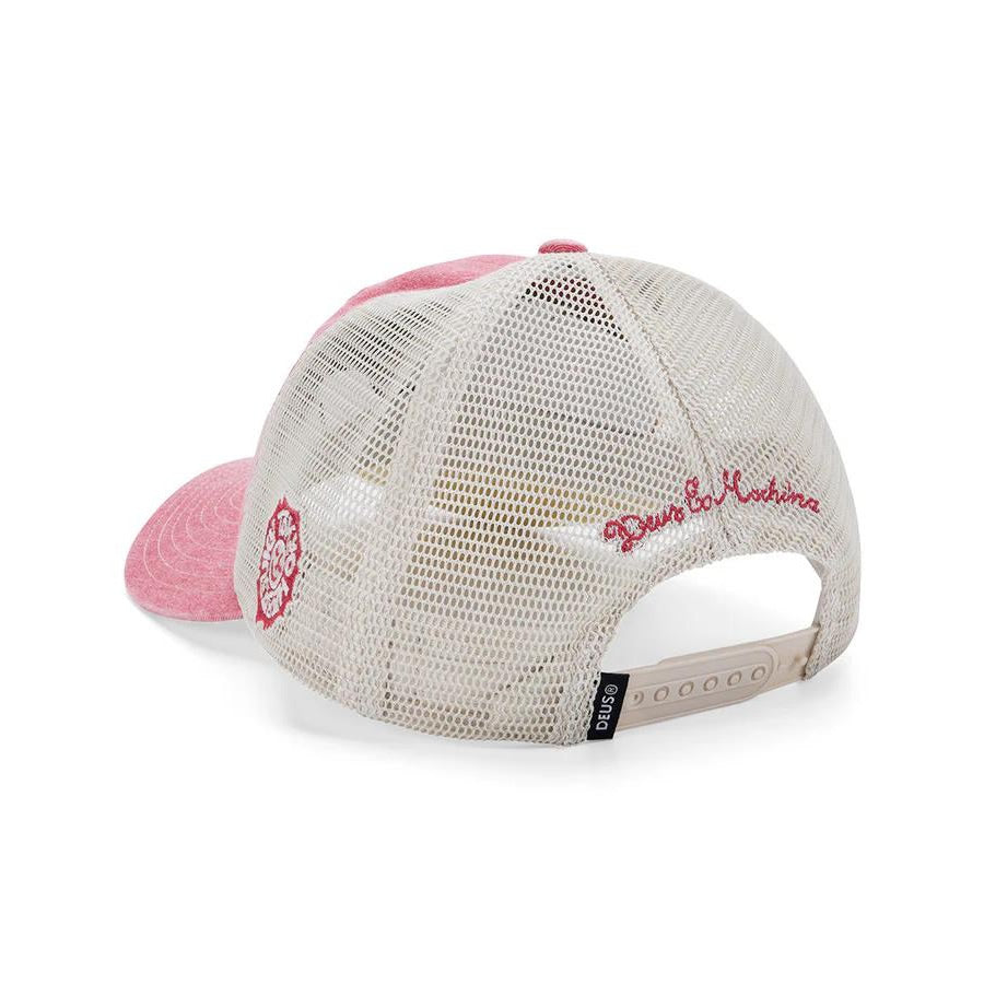 DEUS EX MACHINA ( デウスエクスマキナ ) メッシュキャップ 帽子 / TOKYO  ADDRESS TRUCKER -  MELON RED / D261MHA578