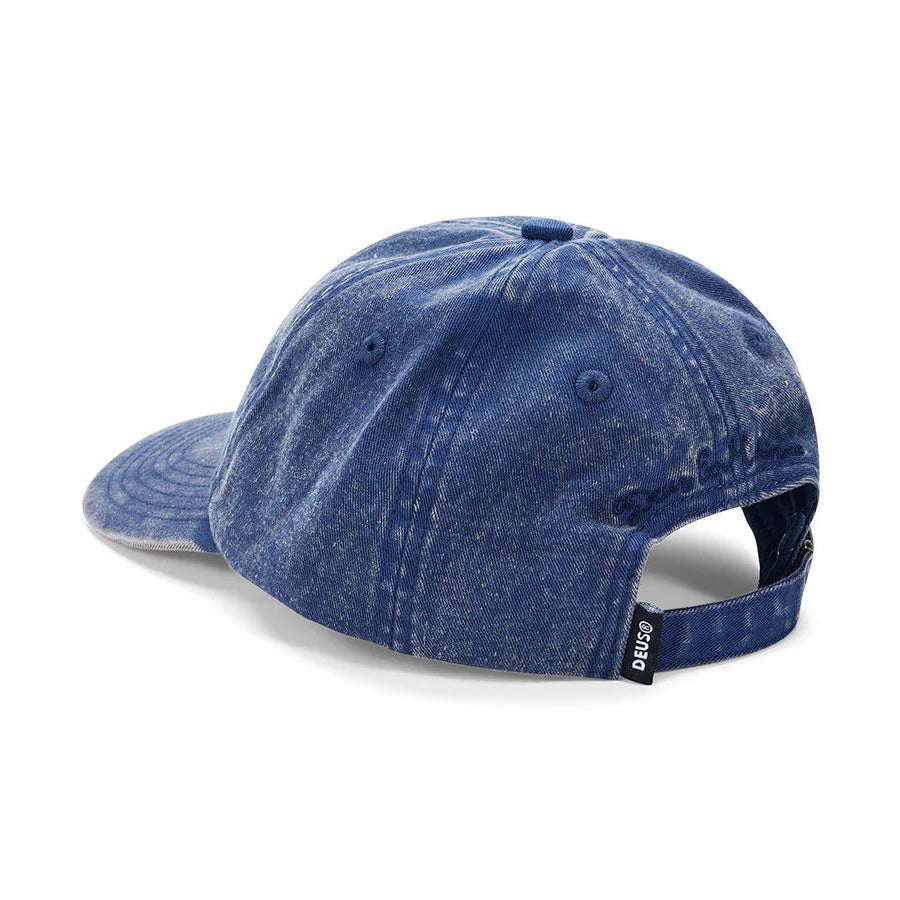 DEUS EX MACHINA ( デウスエクスマキナ ) / キャップ 帽子 / SHIELD GARMENT DYED DAD CAP - MECHANIC BLUE / D261MHA191 / メンズ