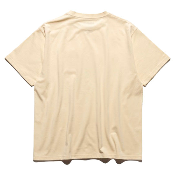 THE ROARK (ロアーク) /  半袖Tシャツ ドライ / "LABEL POCKET" FINE TECH DRY TEE - NATURAL / RTJF1200 / メンズ
