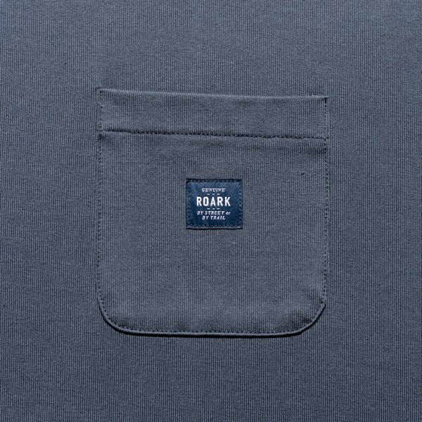 THE ROARK (ロアーク) /  半袖Tシャツ ドライ / "LABEL POCKET" FINE TECH DRY TEE - ORION / RTJF1200 / メンズ