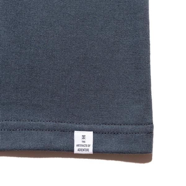 THE ROARK (ロアーク) /  半袖Tシャツ ドライ / "LABEL POCKET" FINE TECH DRY TEE - ORION / RTJF1200 / メンズ