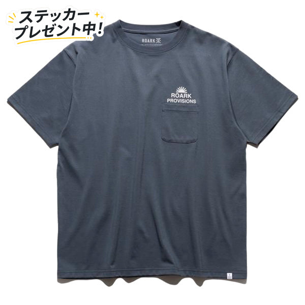 THE ROARK (ロアーク) /  半袖Tシャツ ドライ / "PROVISIONS" FINE TECH DRY TEE - ORION / RTJF1203 / メンズ