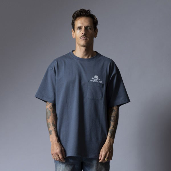 THE ROARK (ロアーク) /  半袖Tシャツ ドライ / "PROVISIONS" FINE TECH DRY TEE - ORION / RTJF1203 / メンズ