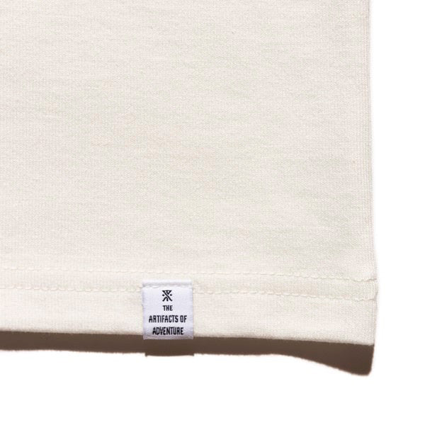 THE ROARK (ロアーク) /  半袖Tシャツ ドライ / "PROVISIONS" FINE TECH DRY TEE - WHITE / RTJF1203 / メンズ