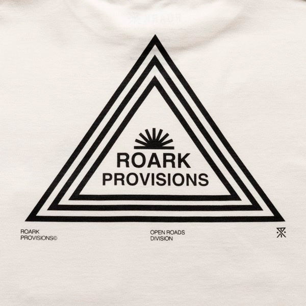 THE ROARK (ロアーク) /  半袖Tシャツ ドライ / "PROVISIONS" FINE TECH DRY TEE - WHITE / RTJF1203 / メンズ