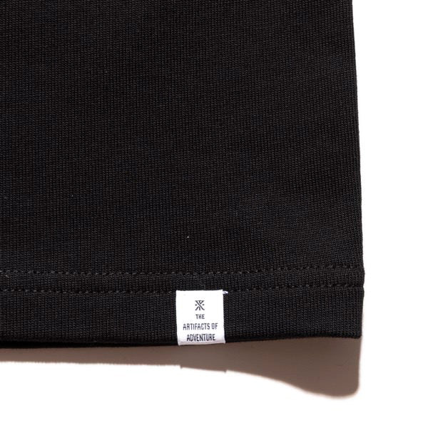 THE ROARK (ロアーク) /  半袖Tシャツ 厚手 / "LABEL POCKET" 14oz H/W TEE - BLACK / RTJHW1200 / メンズ