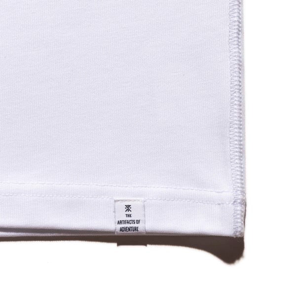 THE ROARK (ロアーク) /  半袖Tシャツ 厚手 / "LABEL POCKET" 14oz H/W TEE - WHITE / RTJHW1200 / メンズ