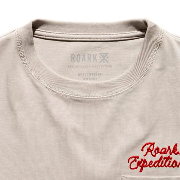 THE ROARK (ロアーク) /  半袖Tシャツ 厚手 / "EXPEDITIONS" 14oz H/W TEE - OFF WHITE / RTJHW1201 / メンズ