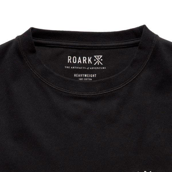 THE ROARK (ロアーク) /  半袖Tシャツ 厚手 / "WAYWARD YOUTH" 14oz H/W TEE - BLACK / RTJHW1202 / メンズ