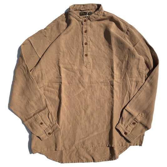 NASNGWAM (ナスングワム) / 日本製 リネンシャツ 長袖 / ATELIER SHIRTS - BEIGE / S2623103 / メンズ