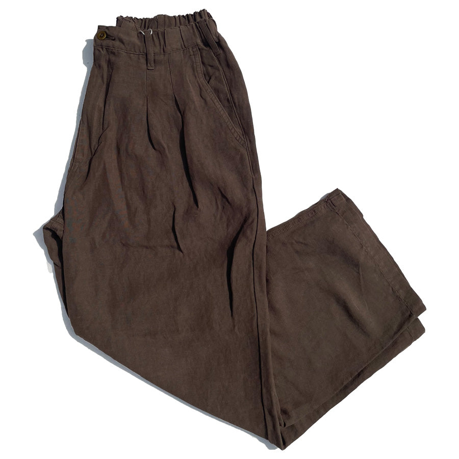 NASNGWAM (ナスングワム) / 日本製 レーヨンリネンパンツ / LABORER PANTS - OLIVE / P2624303 / メンズ