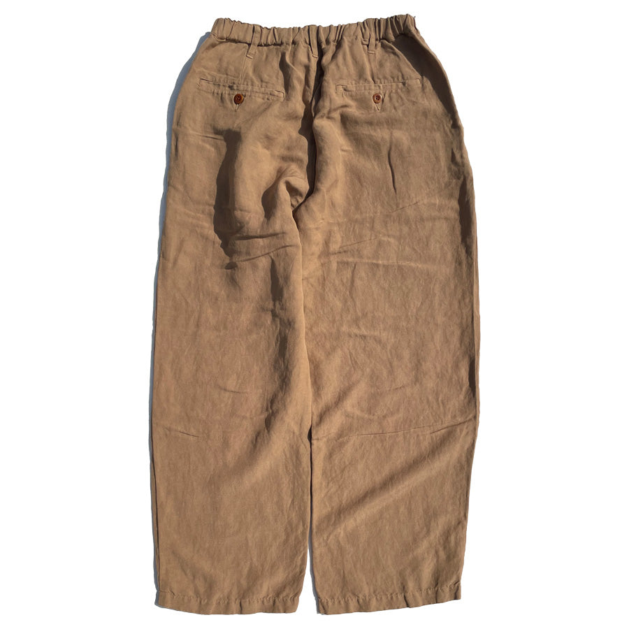 NASNGWAM (ナスングワム) / 日本製 レーヨンリネンパンツ / LABORER PANTS - BEIGE / P2624303 / メンズ