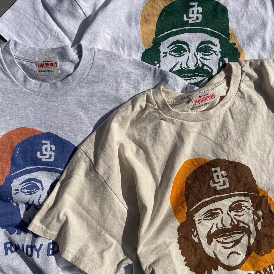 JHANKSON（ジャンクソン） / 半袖Tシャツ / RANDY BONDS S/S TEE  - ASH / JH26SS-04CS