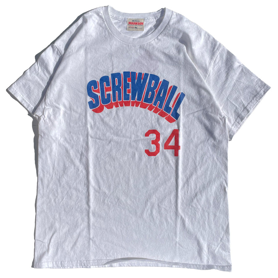 JHANKSON（ジャンクソン） / 半袖Tシャツ / SCREWBALL  TEE  - WHITE / JH26SS-005CS