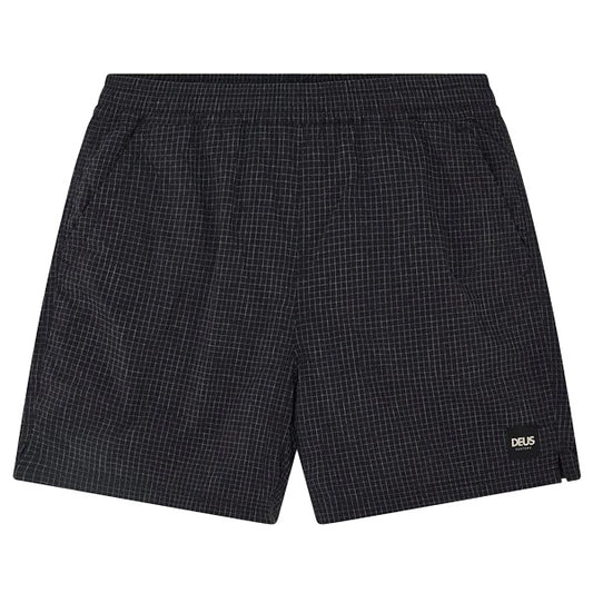 DEUS EX MACHINA ( デウスエクスマキナ ) / 水陸両用 街履きボードショーツ / SERVICE SWIM SHORT - BLACK / D261MBS511