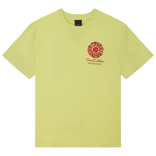 DEUS EX MACHINA ( デウスエクスマキナ ) / 半袖 Tシャツ / CANGGU ADDRESS TEE - CANARY YELLOW / D261MTS572 / メンズ