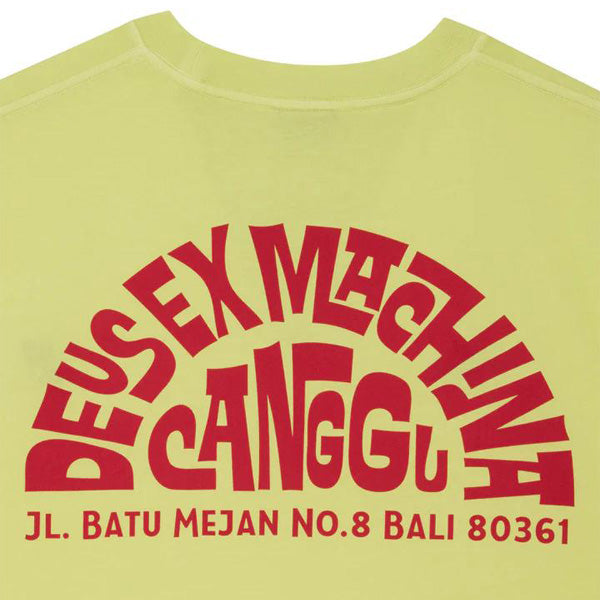 DEUS EX MACHINA ( デウスエクスマキナ ) / 半袖 Tシャツ / CANGGU ADDRESS TEE - CANARY YELLOW / D261MTS572 / メンズ