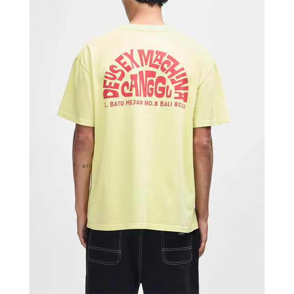 DEUS EX MACHINA ( デウスエクスマキナ ) / 半袖 Tシャツ / CANGGU ADDRESS TEE - CANARY YELLOW / D261MTS572 / メンズ
