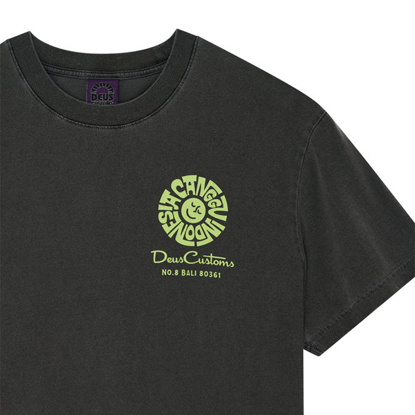 DEUS EX MACHINA ( デウスエクスマキナ ) / 半袖 Tシャツ / CANGGU ADDRESS TEE - ANTHRACITE / D261MTS572 / メンズ