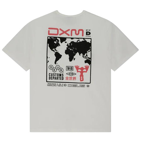 DEUS EX MACHINA ( デウスエクスマキナ ) / 半袖 Tシャツ / DEPARTED TEE - VINTAGE WHITE/ D261MTS541 / メンズ
