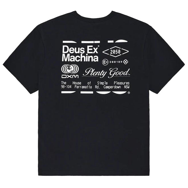 DEUS EX MACHINA ( デウスエクスマキナ ) / 半袖 Tシャツ / PLENTY GOOD TEE - BLACK/ D261MTS544 / メンズ