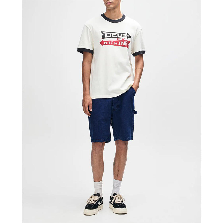 DEUS EX MACHINA ( デウスエクスマキナ ) / 半袖 Tシャツ / ARROWS RINGER TEE - PRISTINE WHITE / D261MTS152 / メンズ