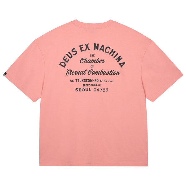 DEUS EX MACHINA ( デウスエクスマキナ ) / 半袖 Tシャツ / SEOUL SIGN TEE - LOBSTER BISQUE PINK / D261MTS155 / メンズ