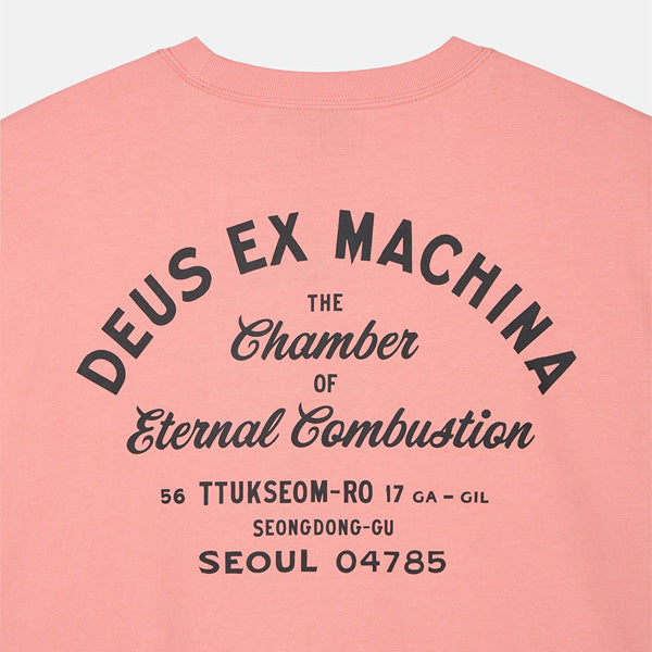 DEUS EX MACHINA ( デウスエクスマキナ ) / 半袖 Tシャツ / SEOUL SIGN TEE - LOBSTER BISQUE PINK / D261MTS155 / メンズ