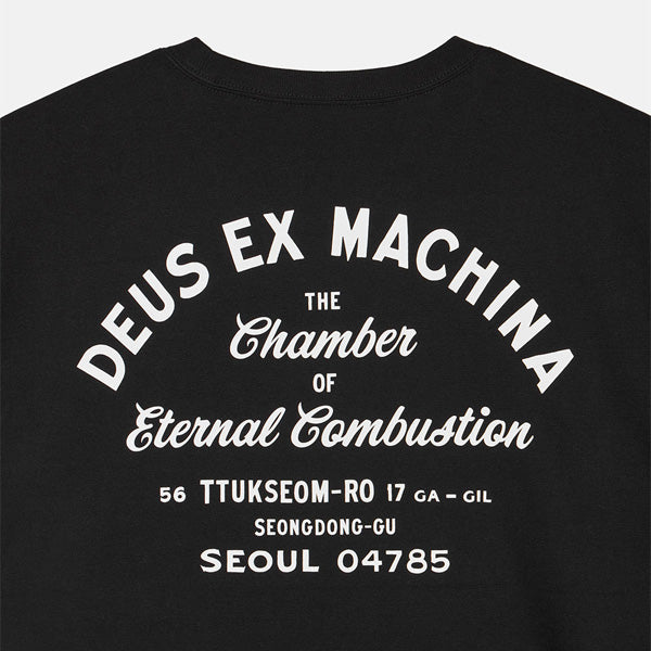 DEUS EX MACHINA ( デウスエクスマキナ ) / 半袖 Tシャツ / SEOUL SIGN TEE - BLACK / D261MTS155 / メンズ