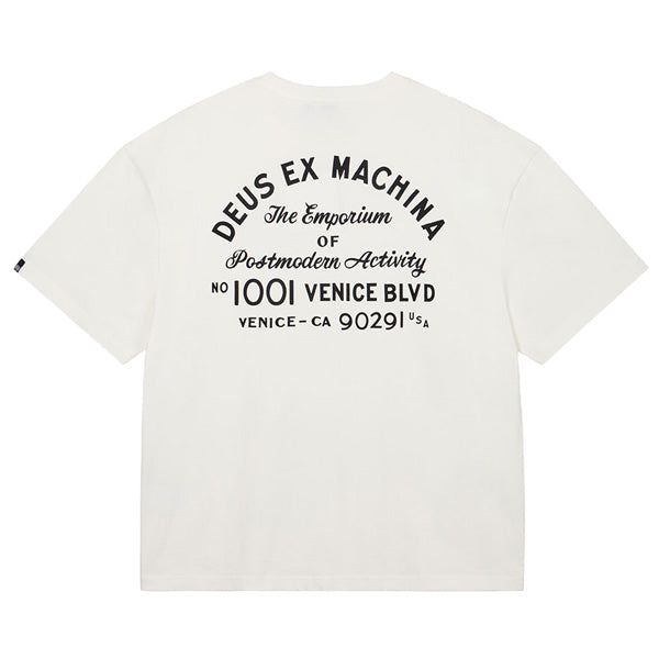DEUS EX MACHINA ( デウスエクスマキナ ) / 半袖 Tシャツ / VENICE SIGN TEE - WHITE / D261MTS199 / メンズ