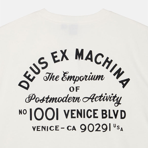 DEUS EX MACHINA ( デウスエクスマキナ ) / 半袖 Tシャツ / VENICE SIGN TEE - WHITE / D261MTS199 / メンズ