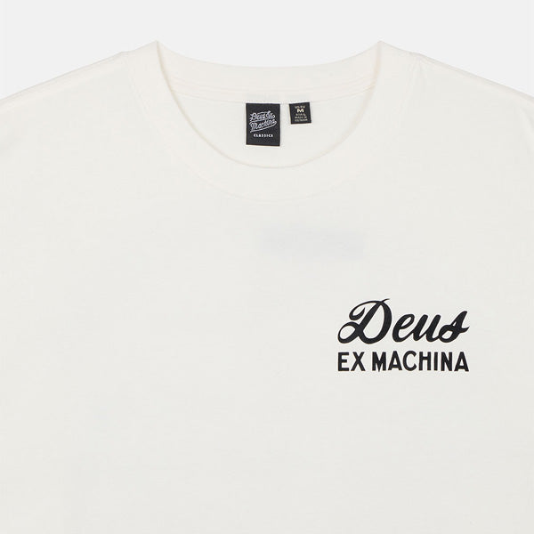 DEUS EX MACHINA ( デウスエクスマキナ ) / 半袖 Tシャツ / VENICE SIGN TEE - WHITE / D261MTS199 / メンズ