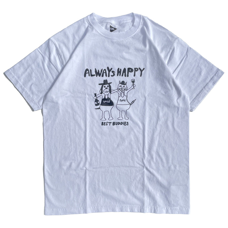 FUNG(ファング) / 半袖 Tシャツ / BEST BUDDIES TEE - WHITE / メンズ
