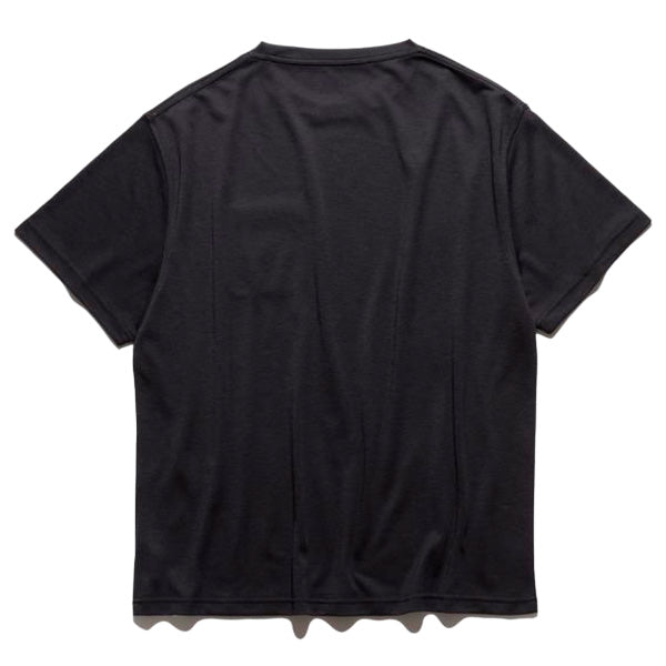 ROARK (ロアーク) / 半袖ドライTシャツ / "LABEL POCKET" DriRelease TEE - BLACK / RTJDR1200 / メンズ