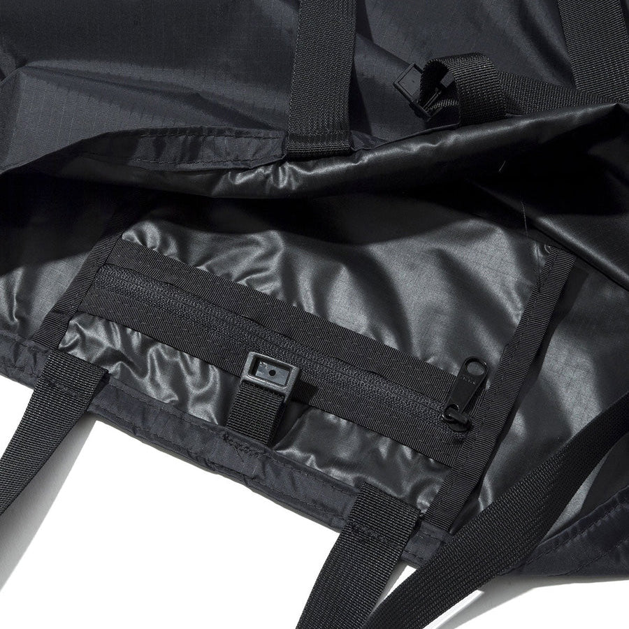 BATTENWEAR(バテン) / パッカブルトートバッグ アメリカ製 / PUCKABLE TOTE - BLACK NYLON x BLACK / 60726SV