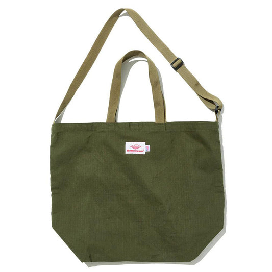 BATTENWEAR(バテン) / パッカブルトートバッグ アメリカ製 / PUCKABLE TOTE - OLIVE DRAB COTTON x TAN / 60726SV