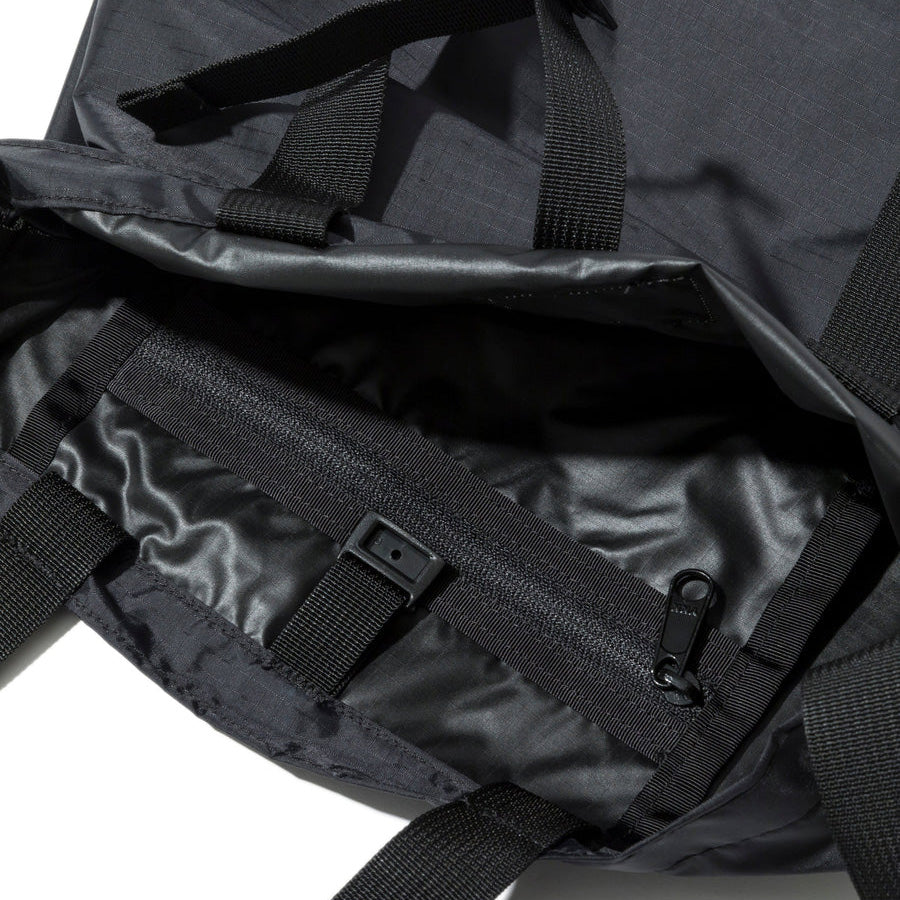BATTENWEAR(バテン) / パッカブルトートバッグ アメリカ製 / MINI PUCKABLE TOTE - BLACK NYLON x BLACK / 60926SV