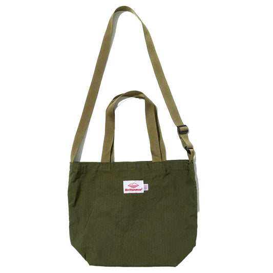 BATTENWEAR(バテン) / パッカブルトートバッグ アメリカ製 / MINI PUCKABLE TOTE - OLIVE DRAB COTTON x TAN / 60926SV