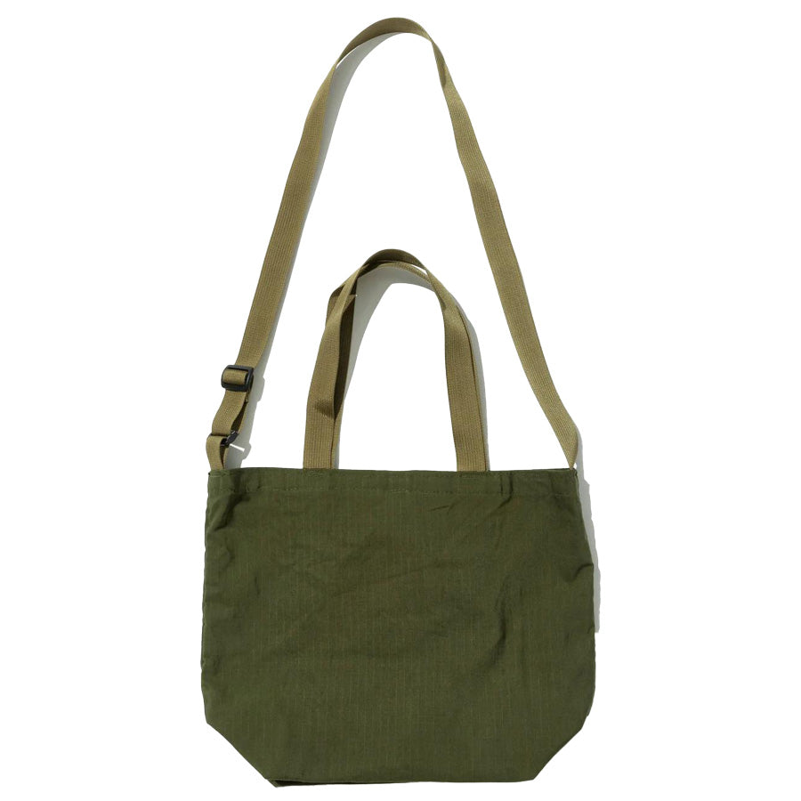 BATTENWEAR(バテン) / パッカブルトートバッグ アメリカ製 / MINI PUCKABLE TOTE - OLIVE DRAB COTTON x TAN / 60926SV