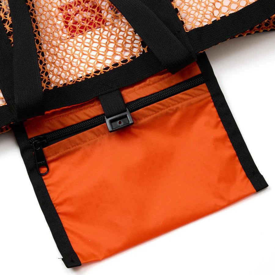 BATTENWEAR(バテンウエア) / メッシュトートバッグ アメリカ製 / MESH TOTE - ORANGE x BLACK / 60426SV