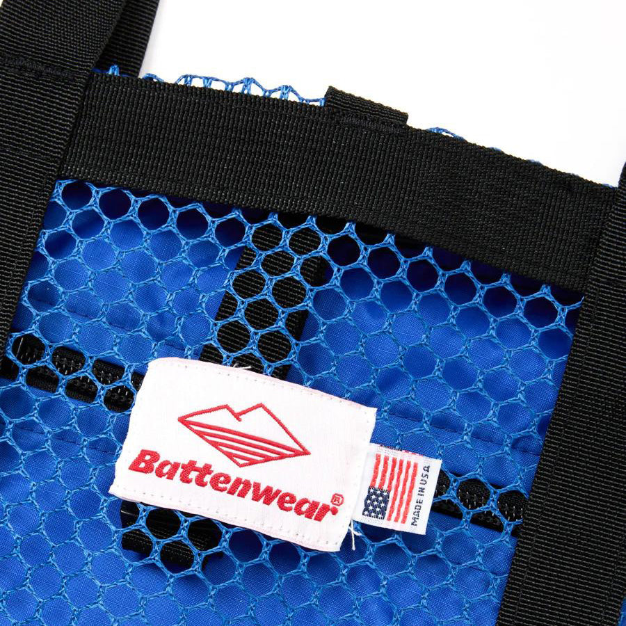 BATTENWEAR(バテンウエア) / メッシュトートバッグ アメリカ製 / MESH TOTE - ROYAL x BLACK / 60426SV