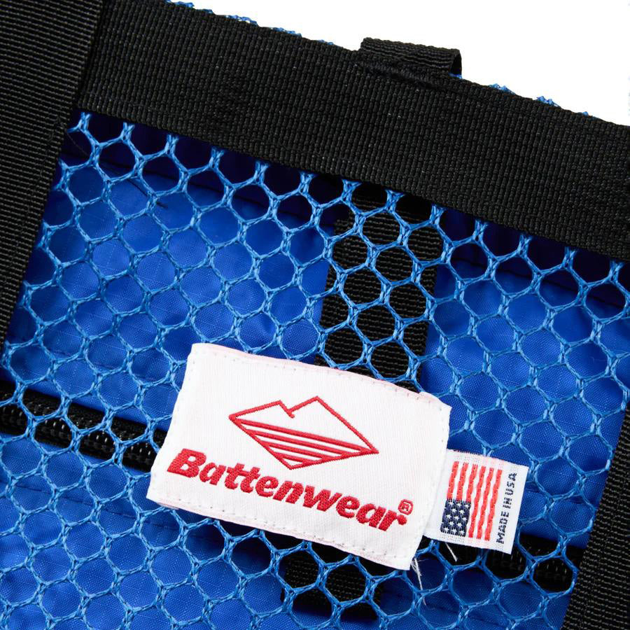 BATTENWEAR(バテンウエア) / メッシュトートバッグ アメリカ製 / MINI MESH TOTE - ROYAL x BLACK / 62326SV