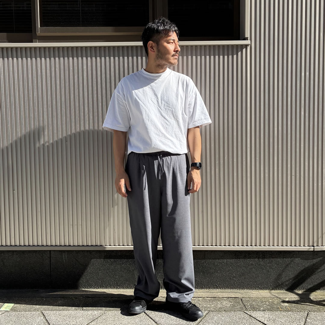 AXESQUIN.MODIFIED アクシーズクイン / 接触冷感 リラックフィットイージーパンツ / CHEMICAL MONPE PANTS - CHARCOAL /322043/メンズ