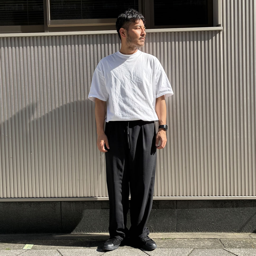 AXESQUIN.MODIFIED アクシーズクイン / 接触冷感 リラックフィットイージーパンツ / CHEMICAL MONPE PANTS - BLACK/322043/メンズ