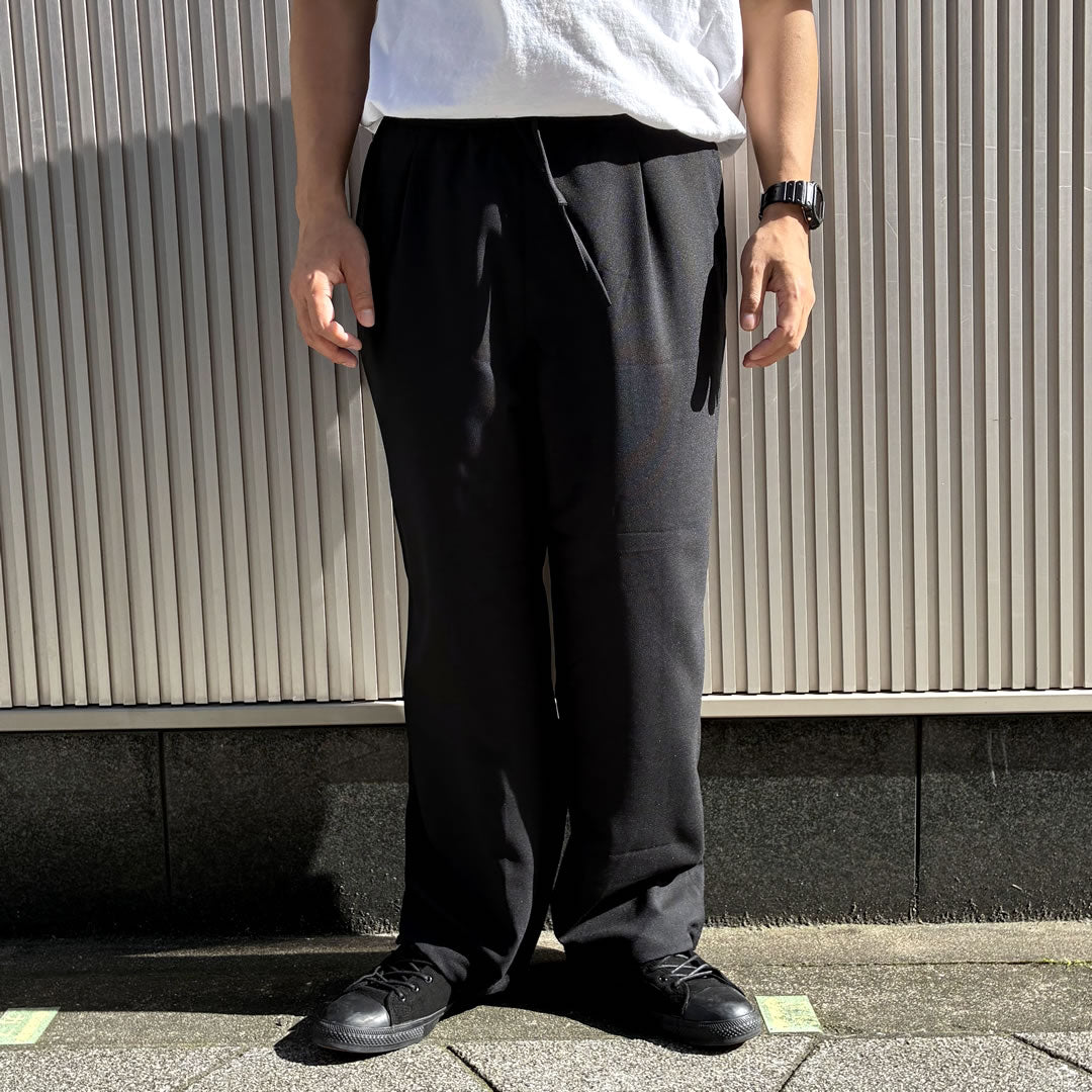 AXESQUIN.MODIFIED アクシーズクイン / 接触冷感 リラックフィットイージーパンツ / CHEMICAL MONPE PANTS - BLACK/322043/メンズ