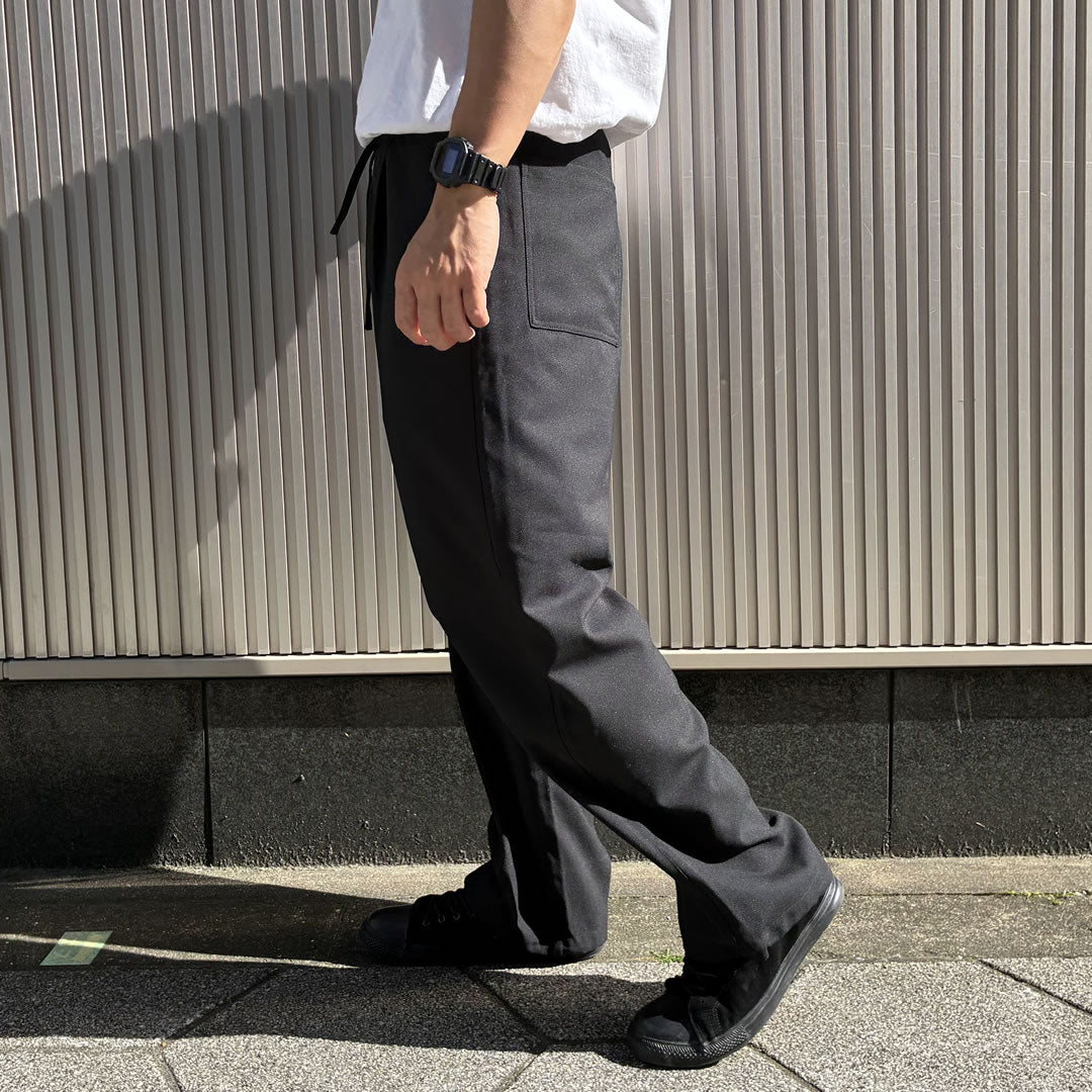 AXESQUIN.MODIFIED アクシーズクイン / 接触冷感 リラックフィットイージーパンツ / CHEMICAL MONPE PANTS - BLACK/322043/メンズ