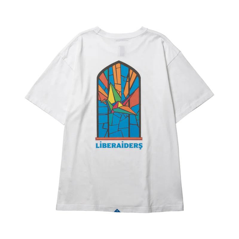 LIBERAIDERS(リベレイダース) / 半袖 Tシャツ / STAINED GLASS TEE - WHITE / 736112601/ メンズ